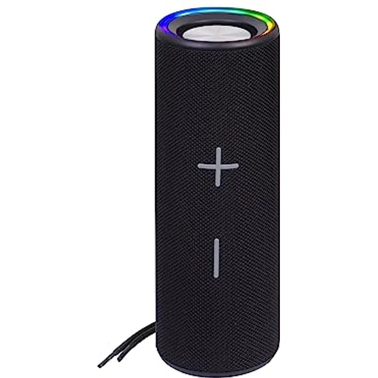 Trevi XR 8A35, Verstärkter tragbarer Lautsprecher 20 W mit Bluetooth, TWS-Funktion, wasserdicht IPX4, USB Type-C, Schwarz – Bild 2