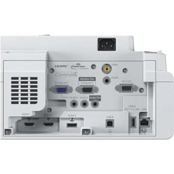 Epson EB-760W Business-Beamer mit 4100 ANSI Lumen, 1080p Auflösung und 2500000:1 Kontrastverhältnis in Weiß – Bild 1