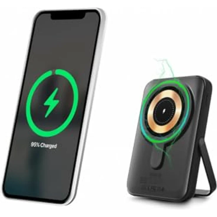 Urban Factory Powerbank MWP10UF Schwarz 10000 mAh mit kabellosem Laden bis zu 15W – Bild 7