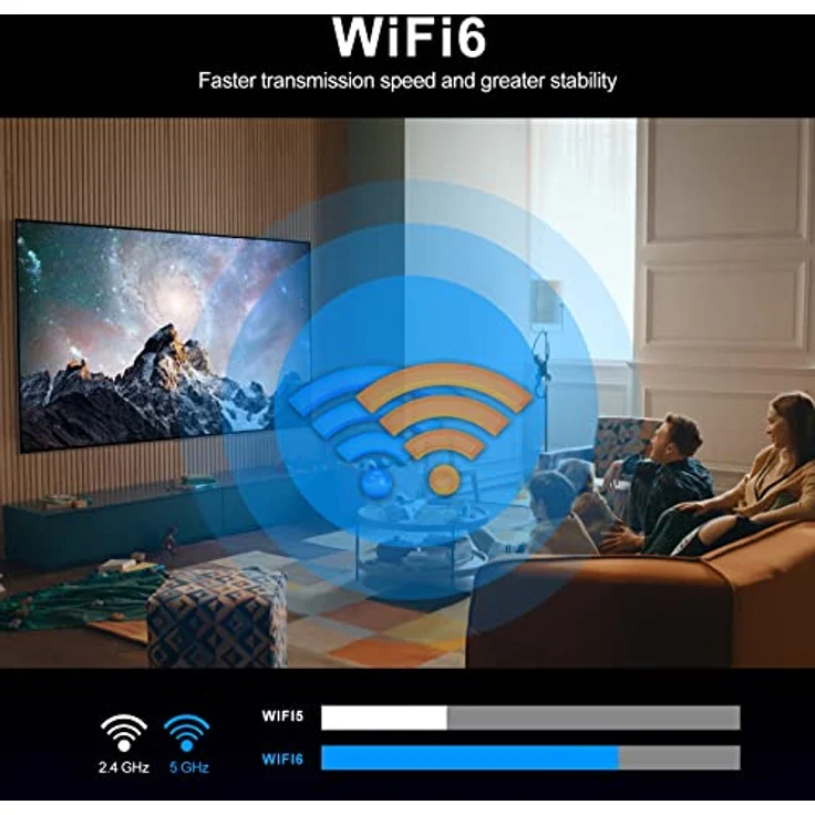 Lipa X88 Pro 13 TV Box 4-64 GB Android 13 - Mediaplayer mit Kodi, Netflix und Playstore - 8K Decoder - Dolby Sound - Bluetooth, Schwarz – Bild 3