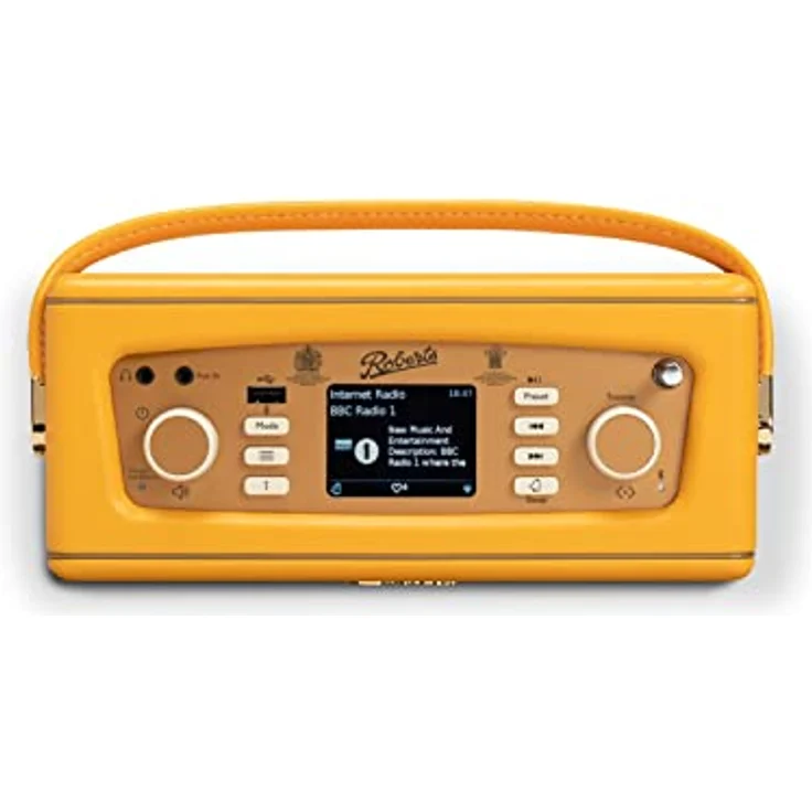 Roberts Revival iStream 3L Dab+/FM/Bluetooth/WLAN, tragbares Radio, Sonnengelb – Bild 3