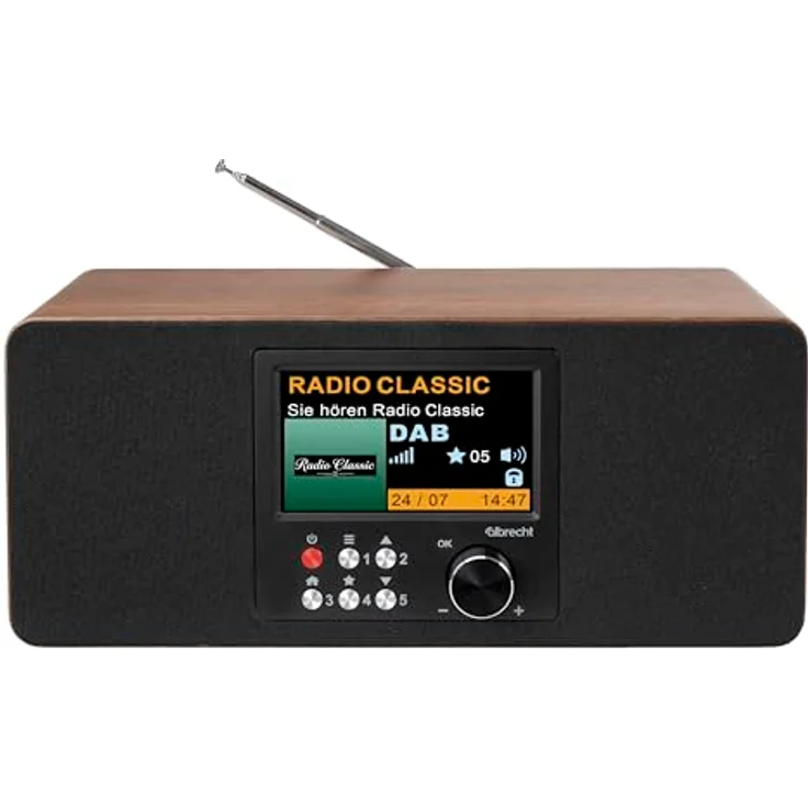 Albrecht DR 864 Digitalradio Stereo, DAB+/UKW, 4,3" Farbdisplay, Komfortmodus & Fernbedienung, ASA – Bild 2