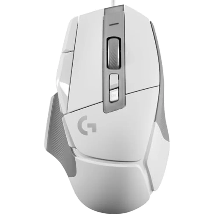Logitech G502X, Kabelgebundene Gaming Maus mit 25.600 DPI, 13 programmierbaren Tasten und RGB-Beleuchtung, Weiss – Bild 2