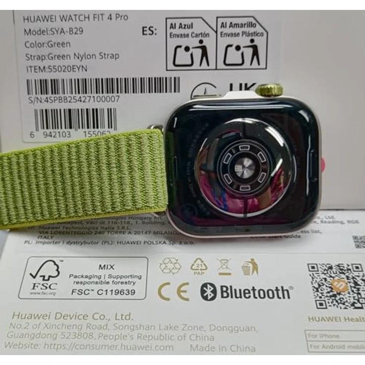 HUAWEI Watch FIT 4 Pro Bundle, Smartwatch mit 10 Tagen Akkulaufzeit, EKG-Funktion und Saphirglas, kompatibel mit iOS und Android – Bild 1