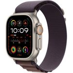 Apple Watch Ultra 2 Alpine Loop M 49 mm Titan GPS + 4G - Smartwatch - titan/indigo - Robuste Outdoor-Smartwatch mit hellem Display und langer Batterielaufzeit