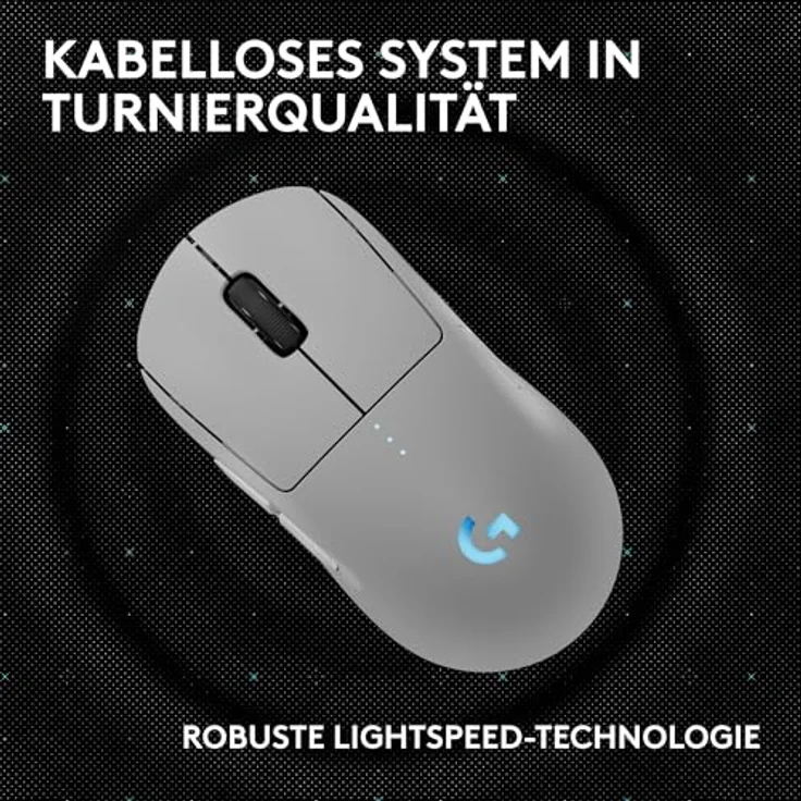 Logitech Pro 2 Lightspeed, Kabellose und Kabelgebundene Gaming-Maus mit HERO 2 Sensor, Weiss – Bild 5