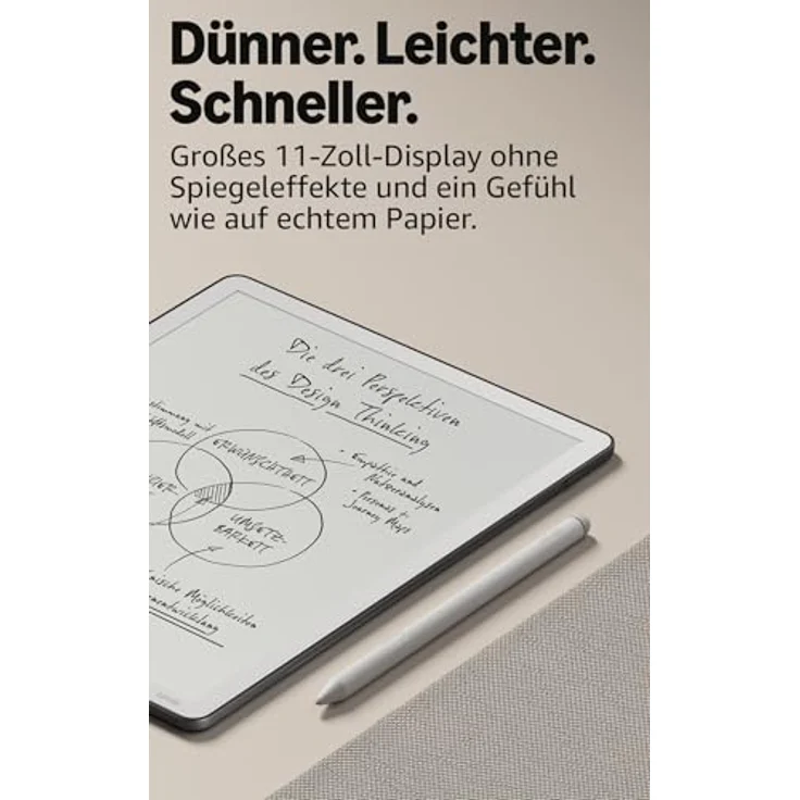 Amazon Kindle Scribe 2025 64 GB, 11-Zoll E-Book-Reader mit Frontlicht, integriertem Notizbuch und KI-Tools, dünn und leicht – Bild 2