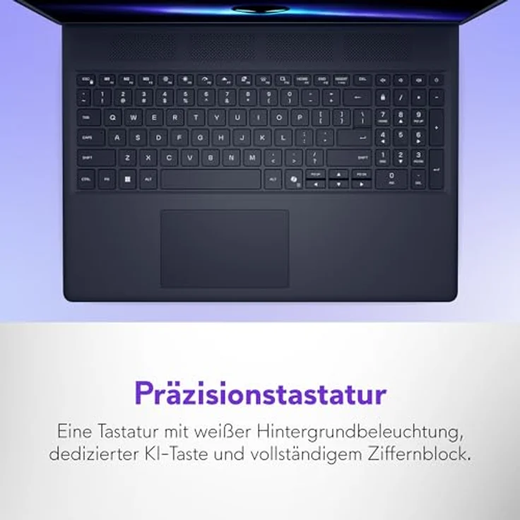 Alienware 16 Aurora Gaming Laptop AC16250, 16" WQXGA 120Hz, Intel Core 7 240H, NVIDIA GeForce RTX 5060, 16GB DDR5 RAM, 1TB SSD, Windows 11 Home, QWERTY International US – Interstellar Indigo – Bild 5