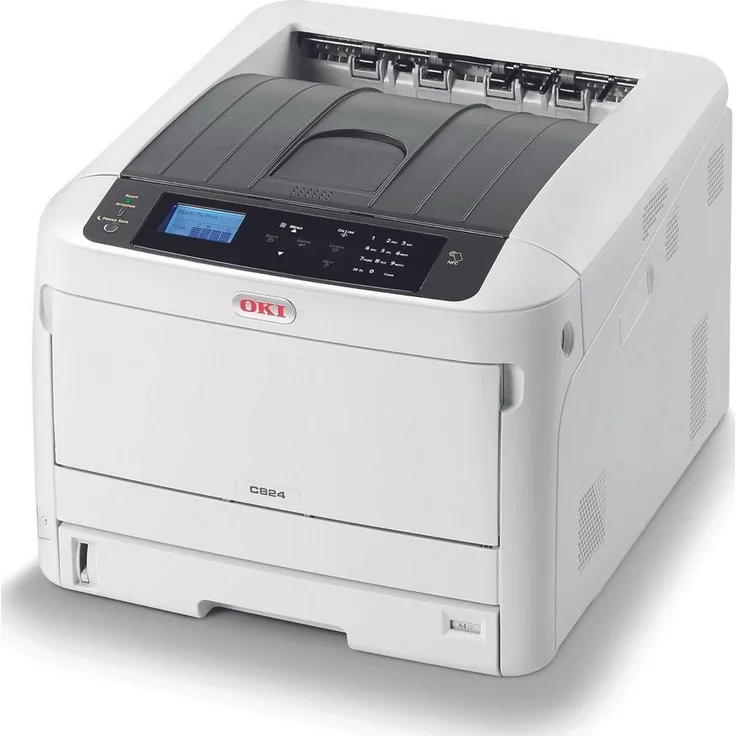 OKI C844dn A3 Laserdrucker, 4-farbig, Duplexeinheit, 1GB RAM, 3GB eMMC, grau