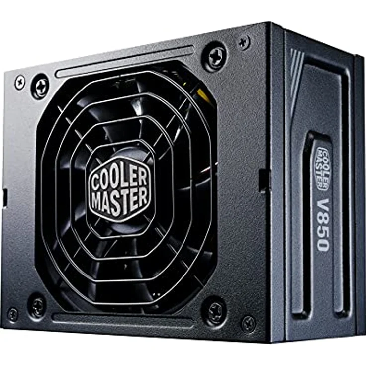 Cooler Master V850 SFX Gold, 850 Watt SFX-Netzteil (EU-Stecker), 80 PLUS Gold, modulares SFF/Mini ITX PC-Netzteil, semi-passiver leiser hydrodynamischer 92mm FDB-Lüfter, SFX-ATX Adapter – Bild 1