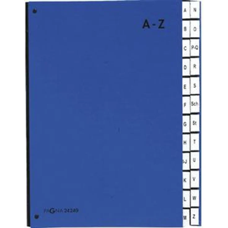 Pagna 24249-02 Color Pultordner A-Z 24 Fächer blau – Bild 1