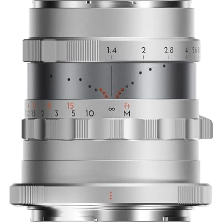 THYPOCH Simera 28mm f1.4 Objektiv für Nikon Z Mount, Full-Frame mit de-click Blendenmodus, Silber – Bild 2