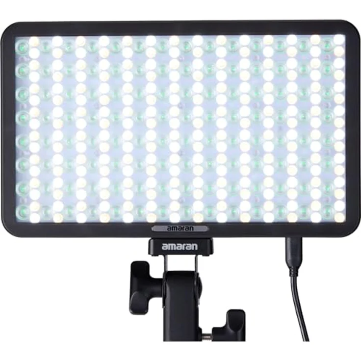 Amaran Pano 60c 2-Light Kit, 2× 60W RGBWW Flächenleuchten mit dynamischen Lichteffekten, Schwarz – Bild 2
