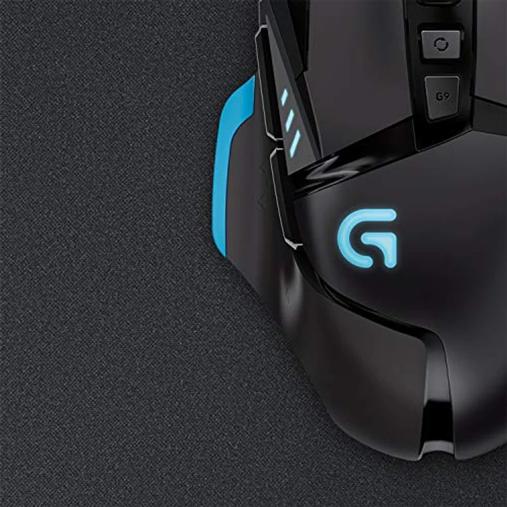 Logitech G640 Gaming Mauspad aus Stoff, 460x400 mm, 3mm flaches Profil, Geringe Oberflächenreibung, Gleichmäßige Oberflächenstruktur, Gummiunterlage, Zusammenrollbar – Bild 4