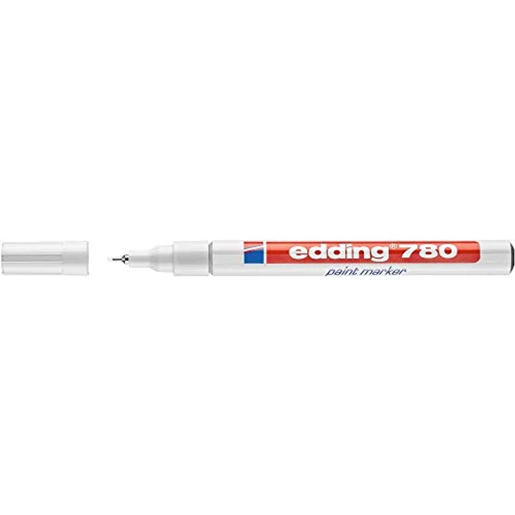 Edding Lackmarker 780, weiß, Strichbreite 0.8 mm, wasserfest – Bild 2