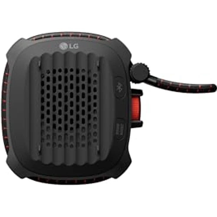 LG XBOOM Go DXG2T, tragbarer Bluetooth-Lautsprecher (5 Watt, Google Assistant, Siri, Strap), Schwarz – Bild 2