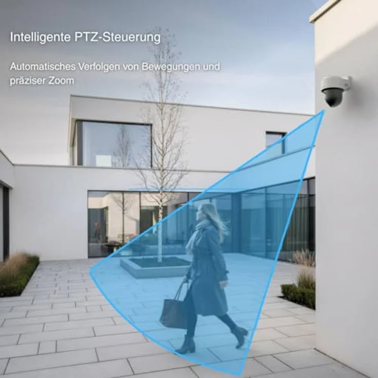 HILOOK PTZ-N2C400M-DE(2.8mm)(B) Kabelgebundene Überwachungskamera mit 4 MP Auflösung, PTZ-Funktion, Nachtlicht bis 30 m, Zwei-Wege-Audio und IP66 Schutzklasse – Bild 3