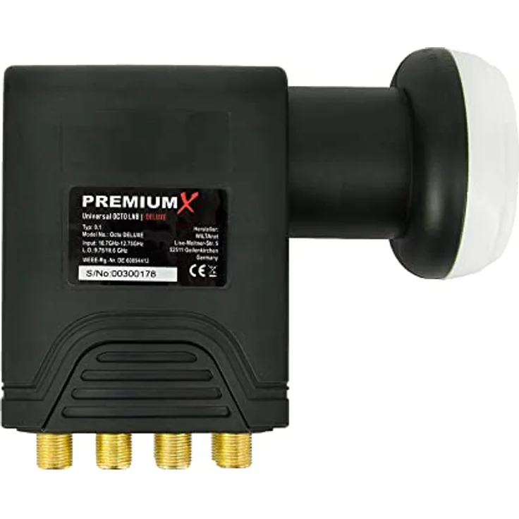 PremiumX Deluxe Octo LNB Signalumsetzer bis 8 Teilnehmer digital SAT-Empfang HD UHD 4K DVB-S2 in Robustem Design, Premium X – Bild 5