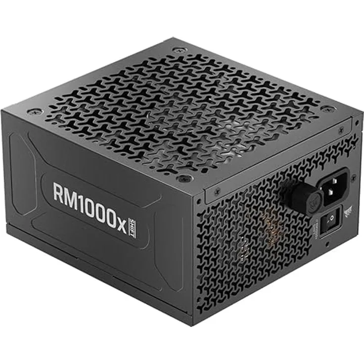 Corsair RM1000x Shift, 1000 Watt ATX 3.1 Netzteil mit 80 Plus Gold Zertifizierung, schwarz, 140 mm, vollständig modular