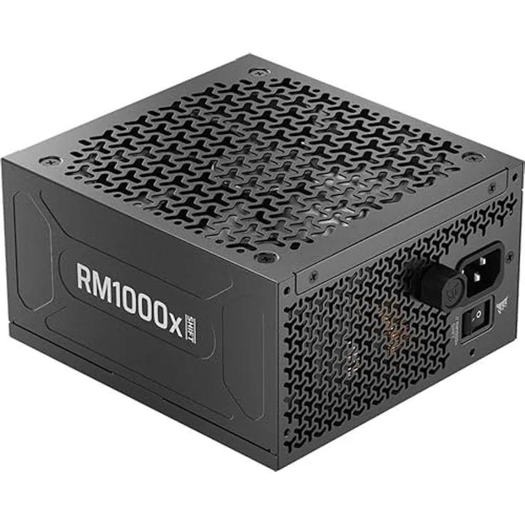 Corsair RM1000x Shift, 1000 Watt ATX 3.1 Netzteil mit 80 Plus Gold Zertifizierung, schwarz, 140 mm, vollständig modular – Bild 1