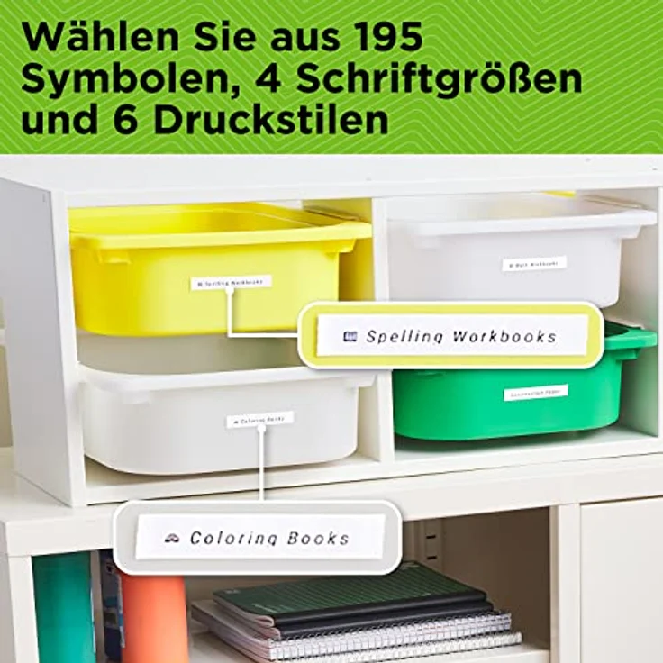 DYMO LetraTag XR Beschriftungsgerät Handgerät | Tragbares Etikettiergerät mit ABC Tastatur | Ideal für zu Hause | silber – Bild 3