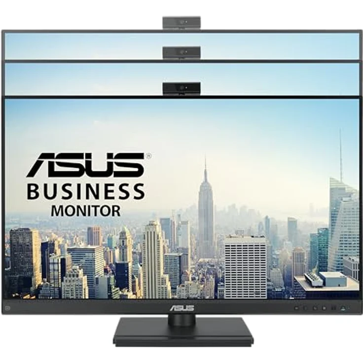 ASUS BE279QFK 27 Zoll Videokonferenzmonitor (Full HD, IPS, 100Hz, Rahmenlos, Full HD-Webcam, Mikrofon-Array, Stereolautsprecher, höhenverstellbar, ergonomisches Design, HDMI, Eye-Care) – Bild 5