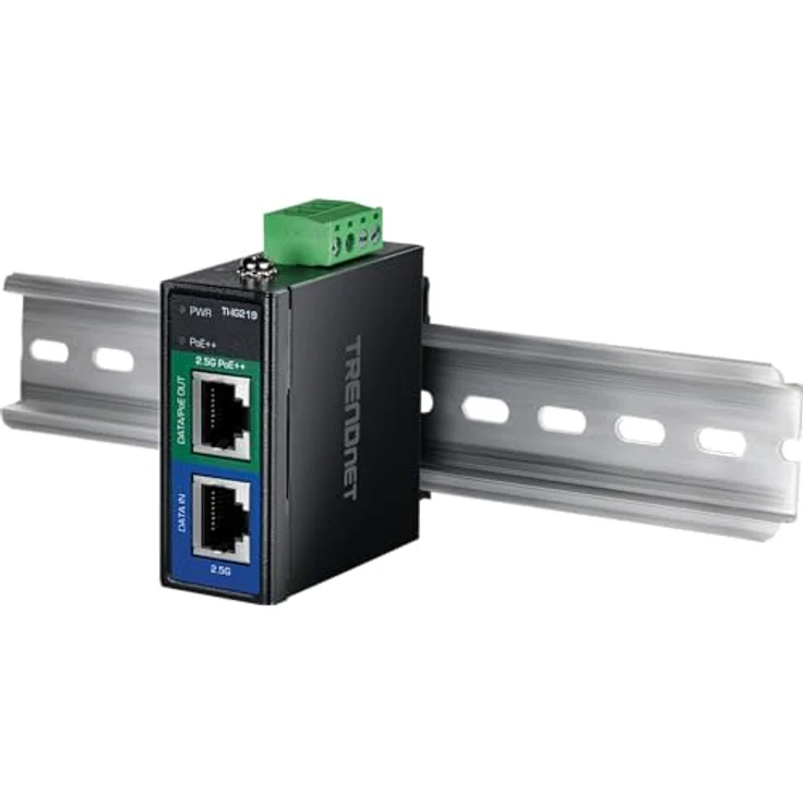 TRENDnet TI-IG219, Industrial 2.5G PoE++ Injector mit 95 W Leistung, IP50 Gehäuse, -40° bis 75°C Betriebstemperatur – Bild 5