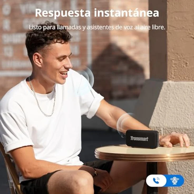 Tronsmart Trip 2 Bluetooth Lautsprecher, 20 Stunden Wiedergabezeit, IPX7 wasserdicht, 10W Bass, Stereopaarung, Schwarz – Bild 7