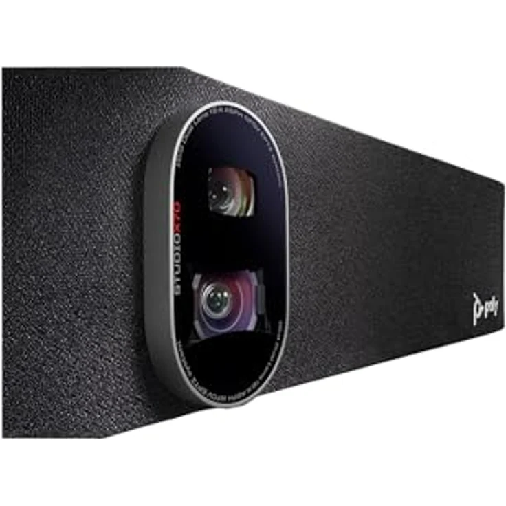 Poly Studio X70 & TC10 All-in-one 4K Video Konferenz (EU), professionelle 20-Megapixel-Kamerasensoren und Zwei-Wege-Stereo-Lautsprecher – Bild 4