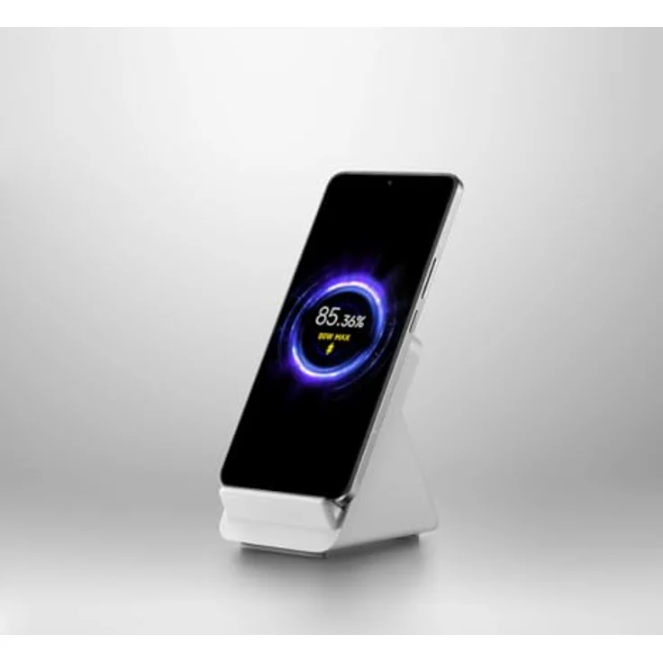 Xiaomi Mi 80W Wireless Ladeständer, Doppelspulen-Design, Blanc Métal – Bild 5