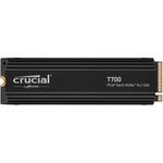 Crucial T700 4TB Gen5 NVMe M.2 SSD mit Kühlkörper - Bis zu 12.400 MB/s - DirectStorage-fähig - CT4000T700SSD5 - Gaming, Fotografie, Videobearbeitung & Design - Internes Solid State-Laufwerk