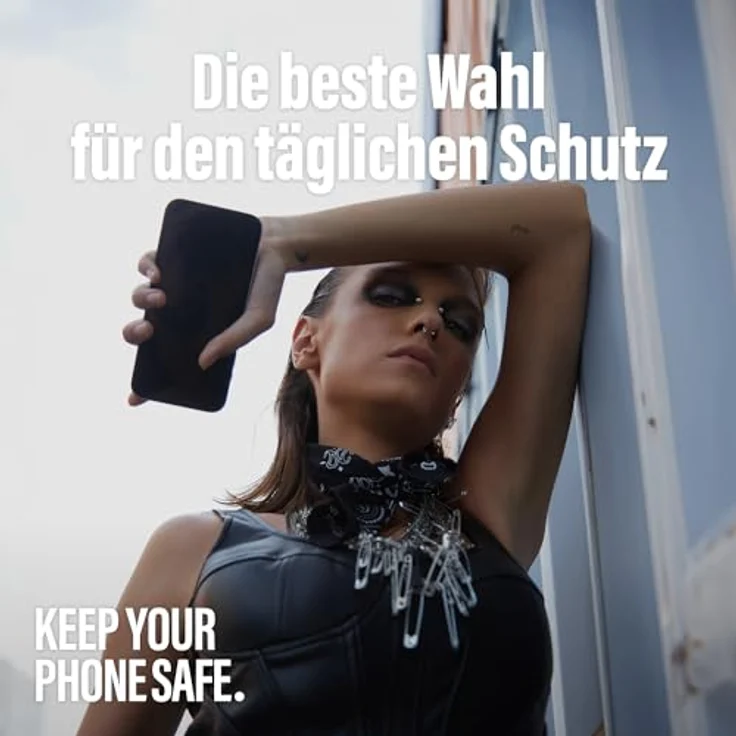 SAFE by PanzerGlass Screen Protector für iPhone 15 Pro | Ultra-Wide Fit, kratzfest, stoßfest, 100% Touch-Sensitivity, Anti-Attrition – Bild 4