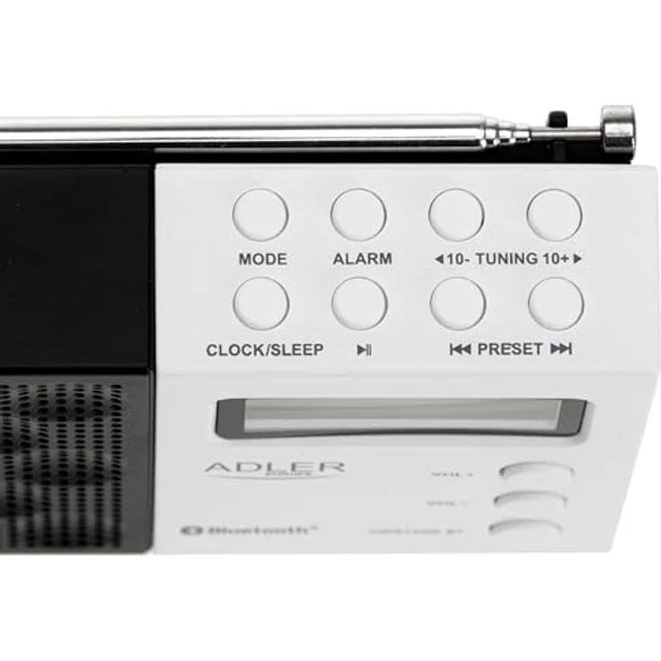 ADLER EUROPE AD 1908 Digitalradio, PLL AM/FM mit Bluetooth 5.0, USB-/SD-Wiedergabe und 20 Speicherplätzen für FM-Sender – Bild 4