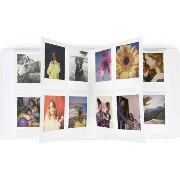 Polaroid Fotoalbum Photo Album Large, für bis zu 160 Polaroidfotos, in schwarz oder weiß – Bild 2