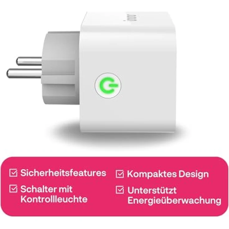 Innr Smart Plug, Slimme Zigbee Stekker 3680W mit Stroommeting, 10-Pack, Weiß – Bild 9
