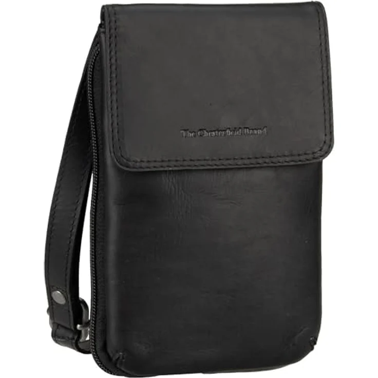 The Chesterfield Brand Langley Handytasche, Leder, schwarz, 11 cm x 2 cm x 20 cm – Bild 1