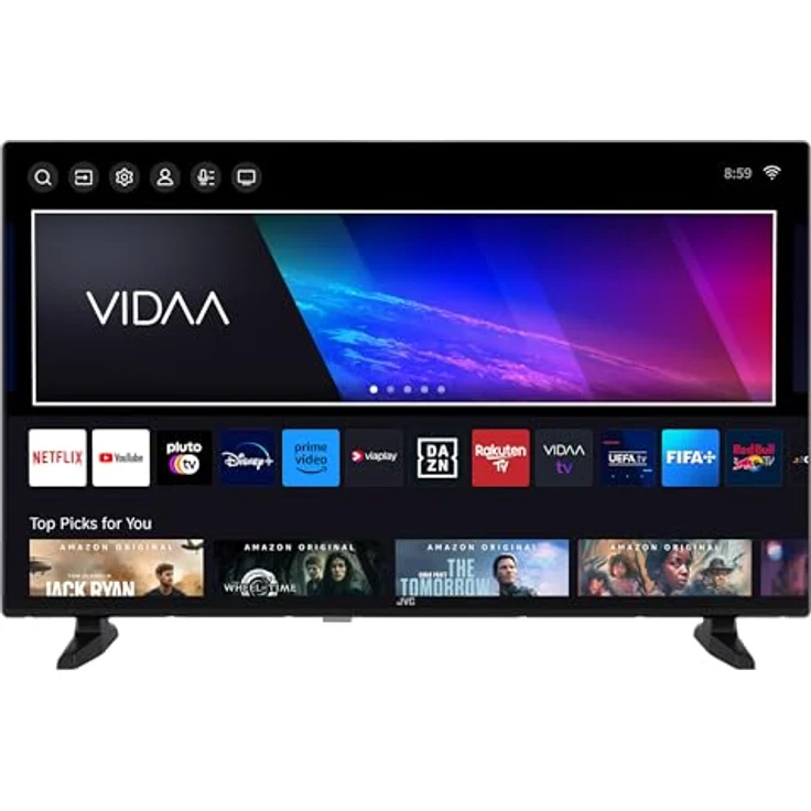 JVC LT-32VDH2555, 32 Zoll Smart TV mit VIDAA, HD-Ready, HDR, Triple-Tuner und WLAN – Bild 2