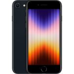 Apple iPhone SE 11,9 cm (4.7 Zoll) Dual-SIM iOS 15 5G 256 GB Schwarz, Smartphone mit A15 Bionic Chip und fortschrittlichem Kamera-System