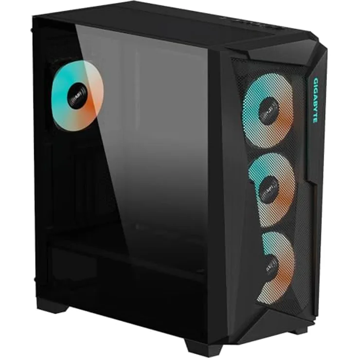 Gigabyte C301G V2 (ATX, Mini ITX, mATX), Schwarz, PC-Gehäuse