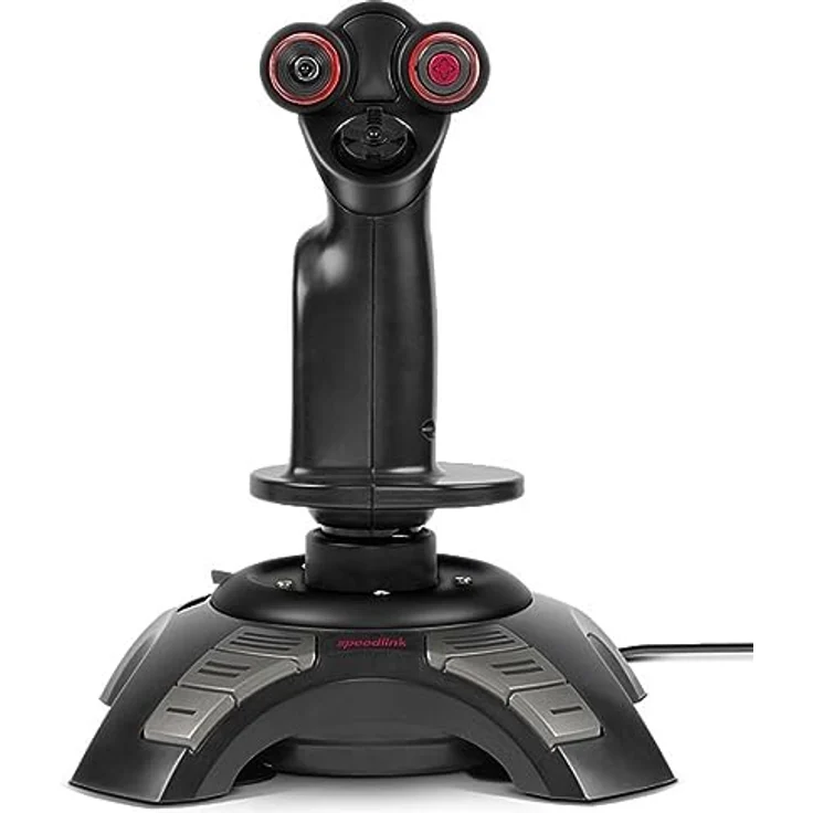 Speedlink PHANTOM HAWK Flight Stick, Gaming Joystick für PC - Computer, Controller für Simulator Spiele - schwarz – Bild 3