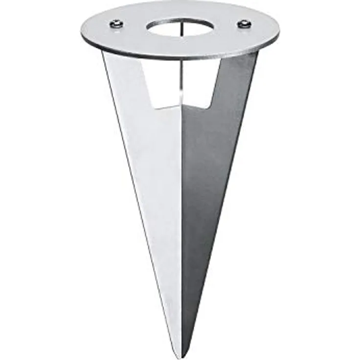 SLV mechanische Komponente ERDSPIESS für HELIA Wege- und Standleuchte / Erdspieß für Außenlampe, Beleuchtung von Garten, Terrasse, Pflanzen, Wegen, Aussen-Leuchte, Außen-Strahler / edelstahl