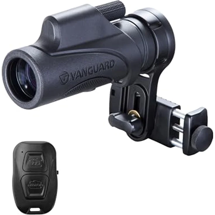 Vanguard VESTA 8320M, Fernglas 8x32 mm, wasserdicht, mit Smartphone-Adapter und Bluetooth-Fernbedienung, kompakt und leistungsstark – Bild 7