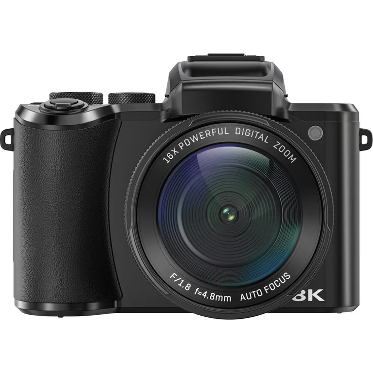 INF DC226 8K-Digitalkamera mit zwei Sony-Sensoren und WLAN-Fernsteuerung, schwarz
