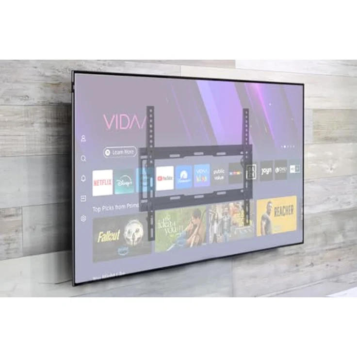 JTC24 TV Wandhalter für Fernseher von 32" bis 55" TV-Wandhalterung, (bis 55 Zoll, TV Wandhalterung 32"-55", fix, VESA max. 400x400) – Bild 2