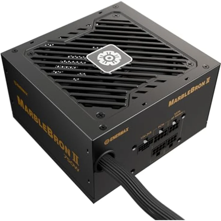 ENERMAX MARBLEBRON II EMB750EWT-MAC, 750W ATX Gaming Netzteil mit 80PLUS Bronze, PCIe 5.1, modularen Sleeve Kabeln, Silent 12cm FDB-Lüfter und 6-fach Schutz – Bild 2