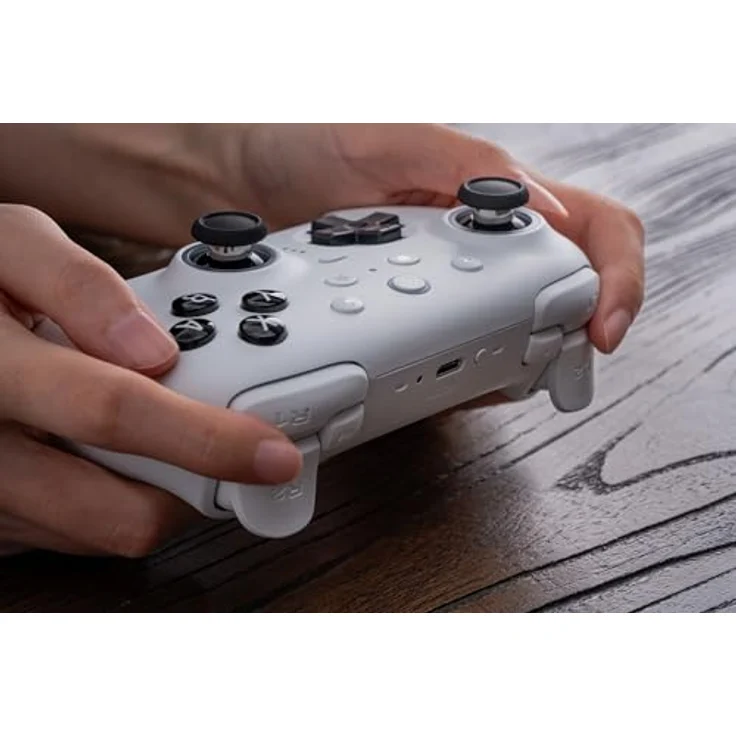 8bitdo Ultimate 2 Wireless Gaming Controller für Windows und Switch, Weiss, mit TMR Joysticks, anpassbarer RGB-Beleuchtung und programmierbaren Back Paddle Buttons – Bild 11