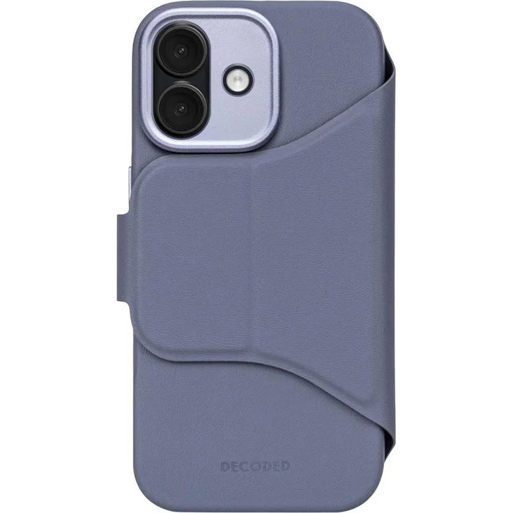 Decoded MagSafe Etui iPhone 17, rutschfeste Textur-Silikon Hülle, Blau