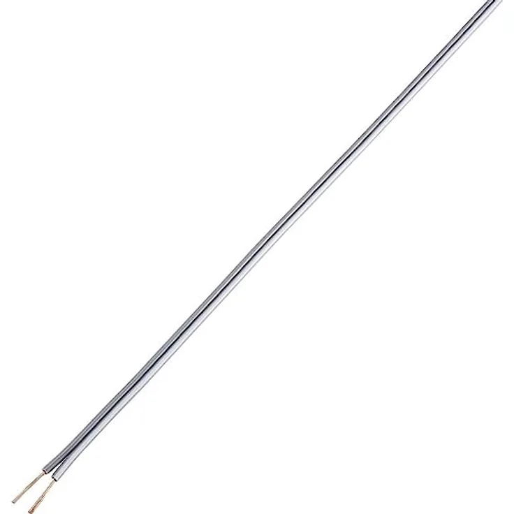 TRU COMPONENTS TC-7815656 Lautsprecherkabel 0.40mm² Grau 1m
