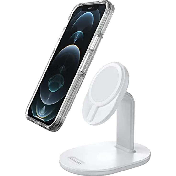 OtterBox kabellose MagSafe Ladestation, Starke magnetische Ausrichtung und Befestigung mit MagSafe, schlanke Ladelösung für iPhone, Weiß - Preisvergleich