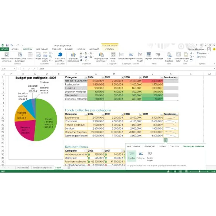Microsoft Office Home and Business 2013 - 1PC (Product Key Card ohne Datenträger) - französisch, Büro-Softwarepaket mit Microsoft Excel, Outlook, Powerpoint, Word, OneNote - Windows, Europa (Microsoft) – Bild 3